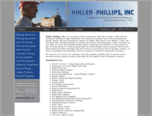 Tablet Screenshot of hallerphillips.com